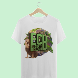 camiseta eu curto biologia